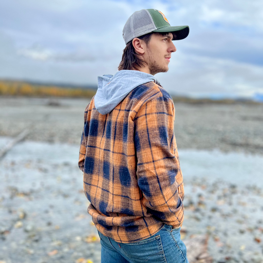 Expedition Lightweight Hooded Flannel Jacket