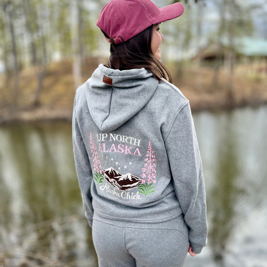 Embroidered Up North Hoodie