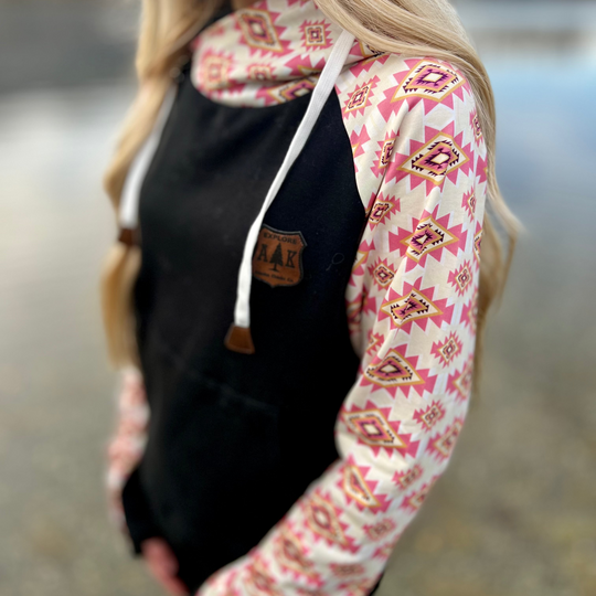 Aztec Sleeve Hoodie