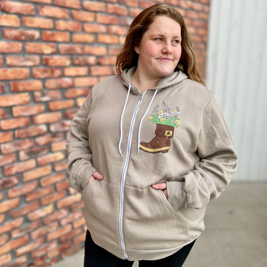 Fireweed Boot Zip-Up Hoodie