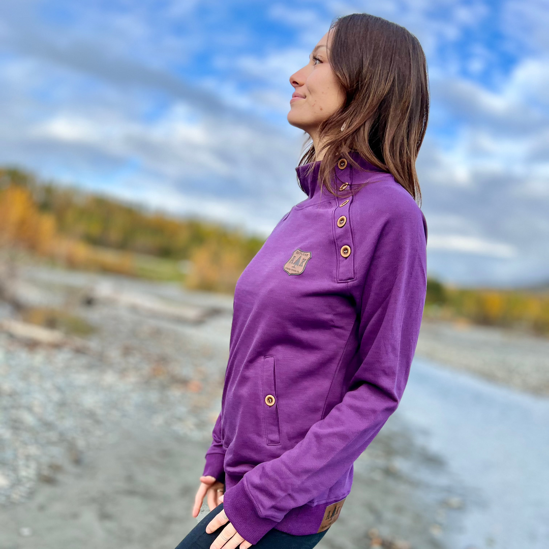 Pull Over Custom Buttons Lightweight Side Button Pullover – Alaska Chicks Co