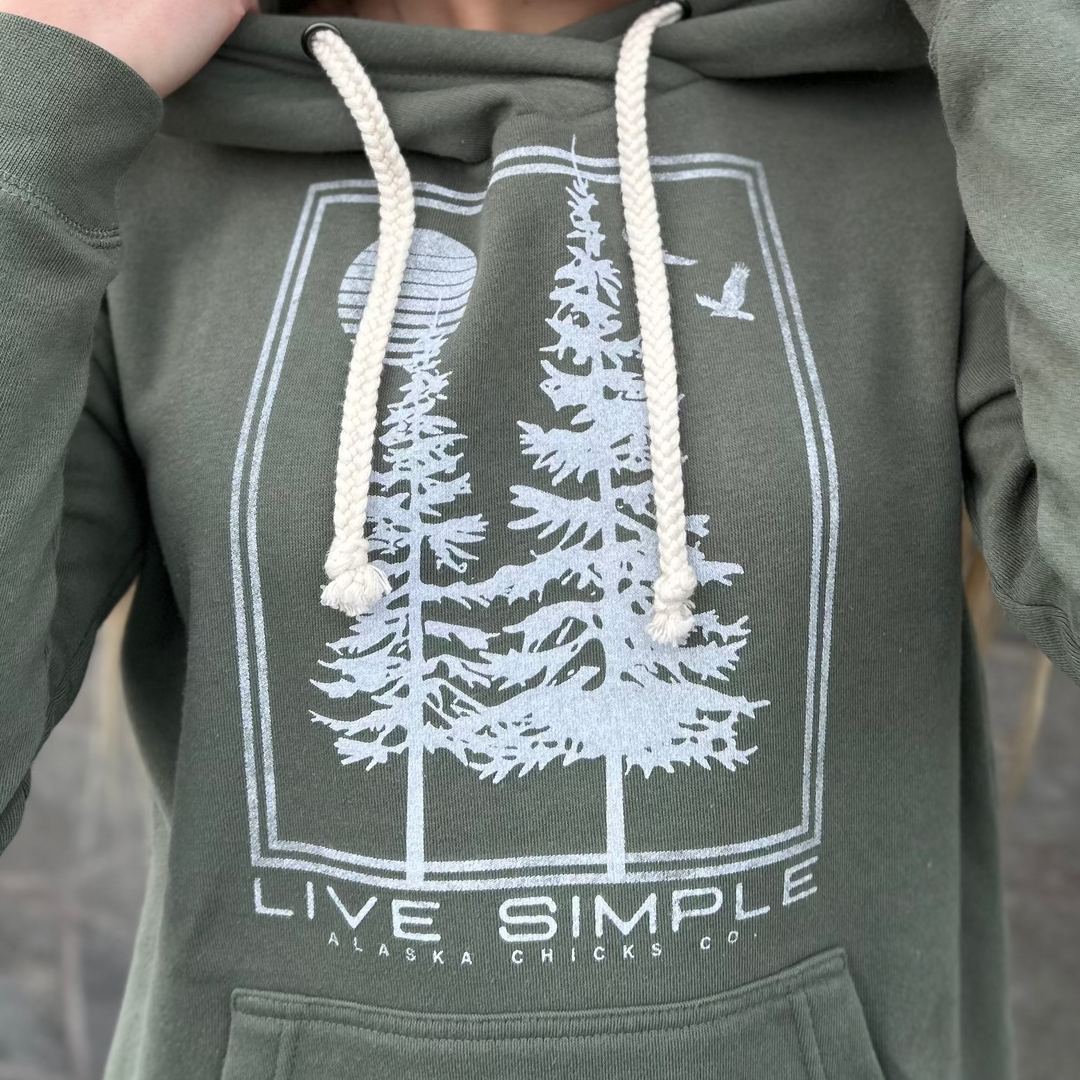 Live Simple Two Tree Hoodie
