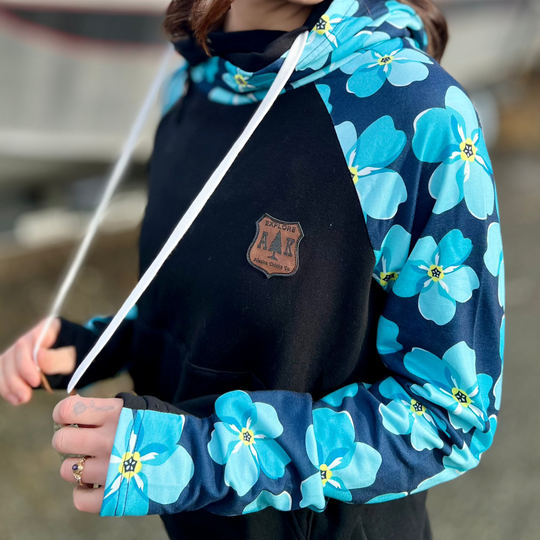 Forget-Me-Not Sleeve Hoodie