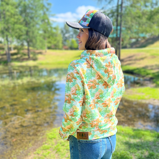 Solid Watercolor Woodland Hoodie