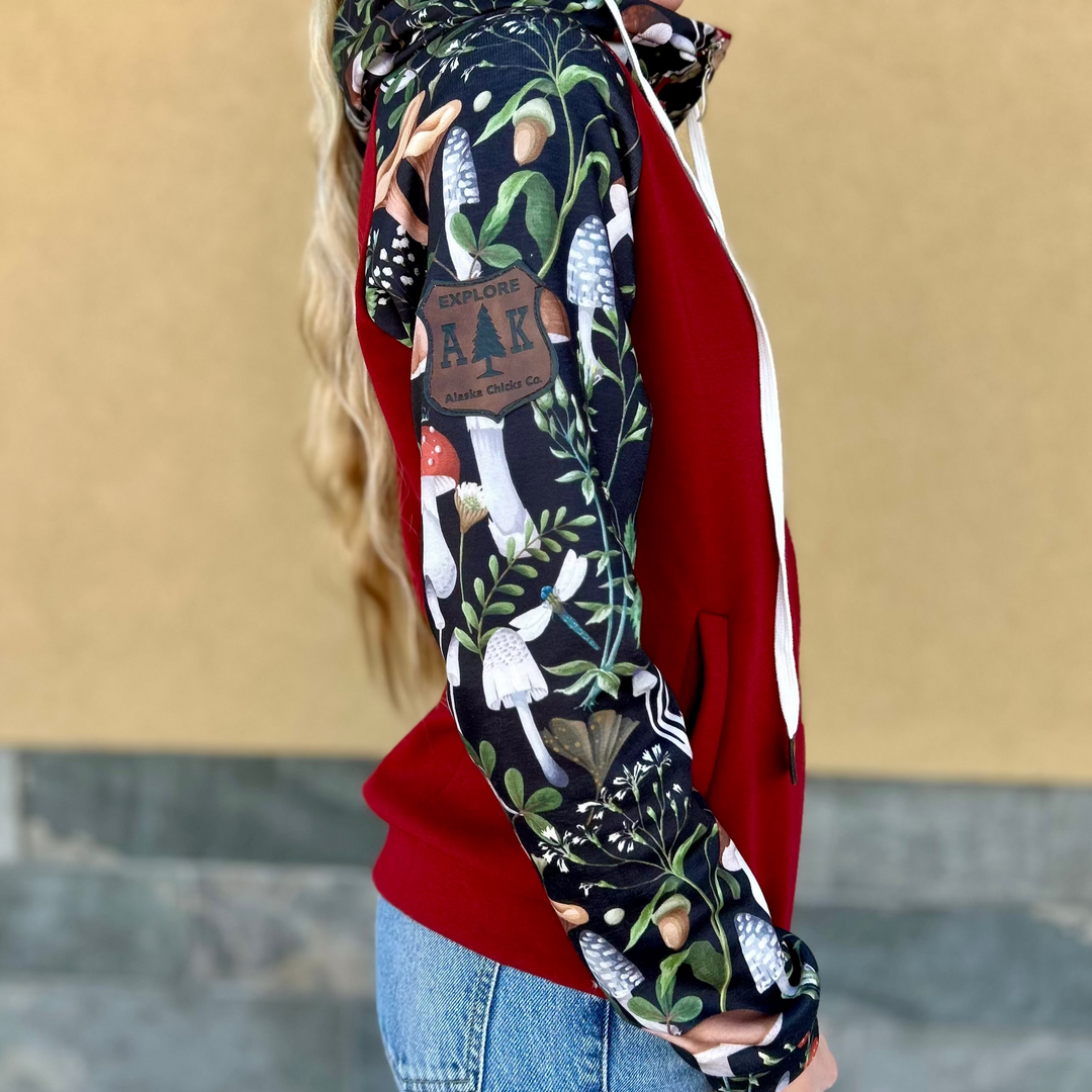 Mushroom Sleeve Full Zip