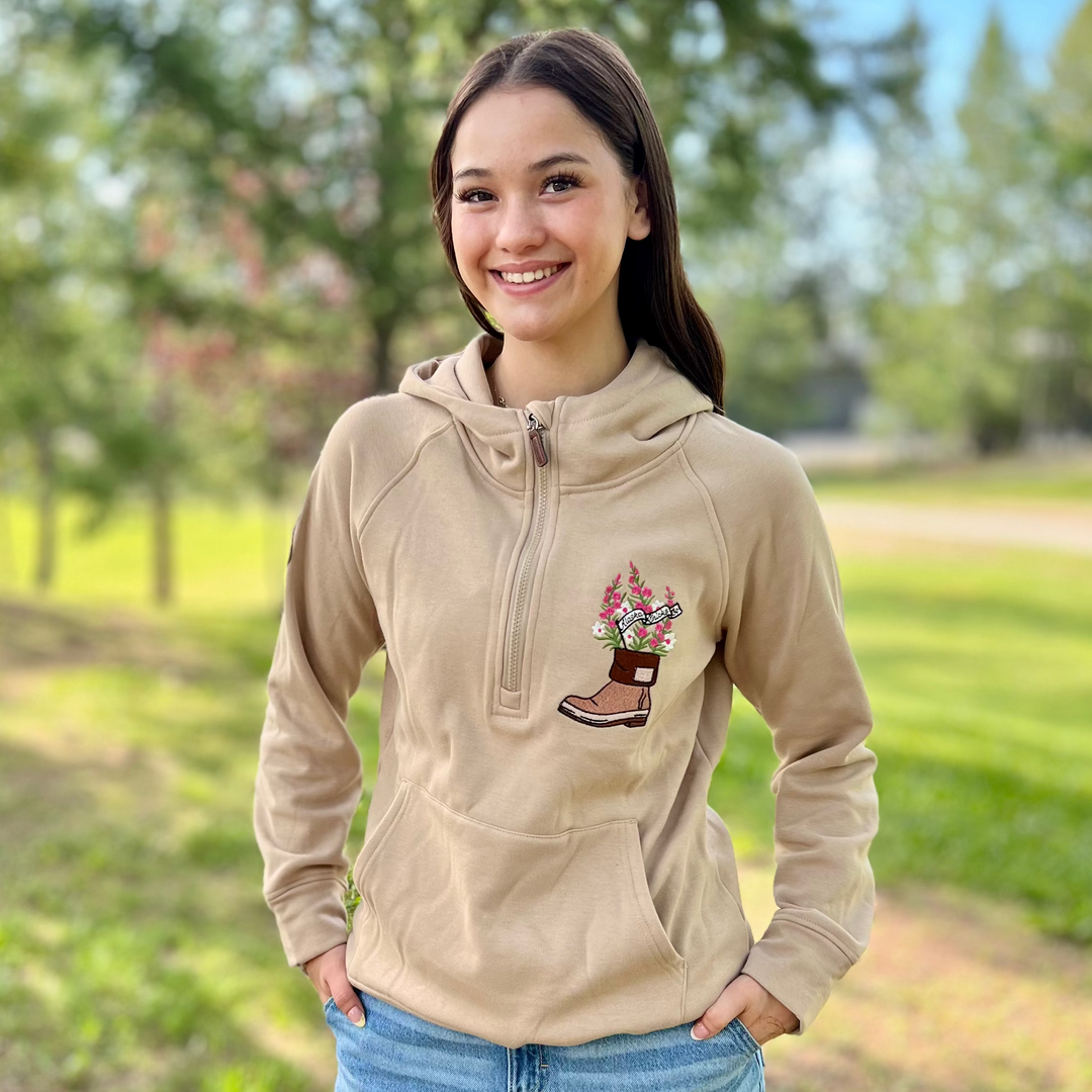 Fireweed Boot Embroidered Quarter Zip
