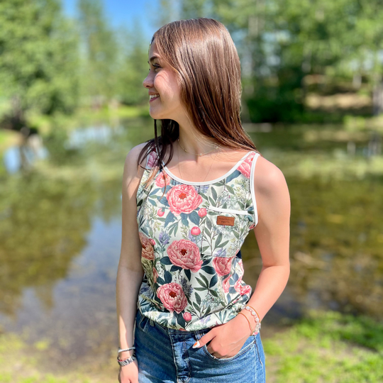 Solid Print Tank Top