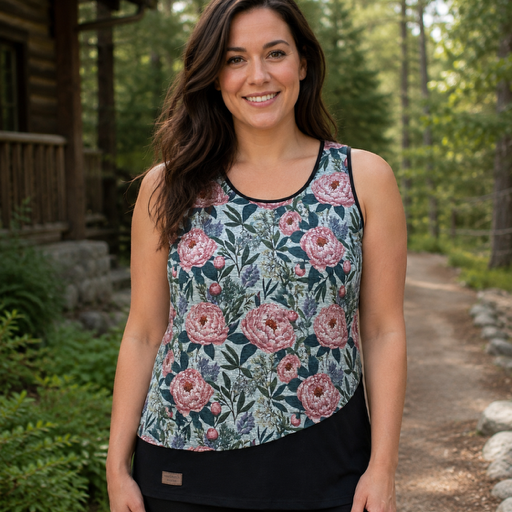 Vintage Peony Tank