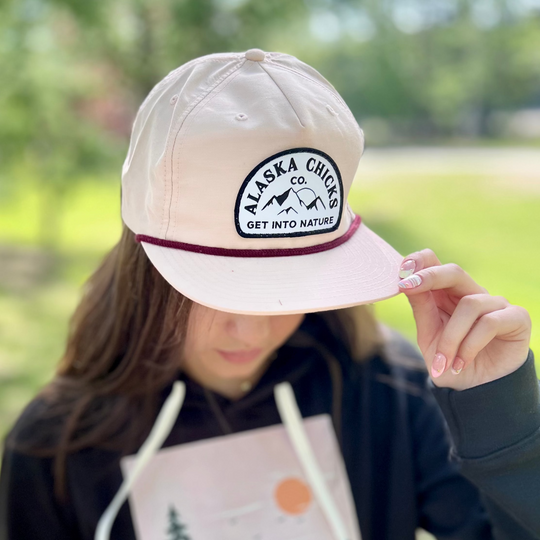 Get Into Nature Flat Bill Trucker Hat