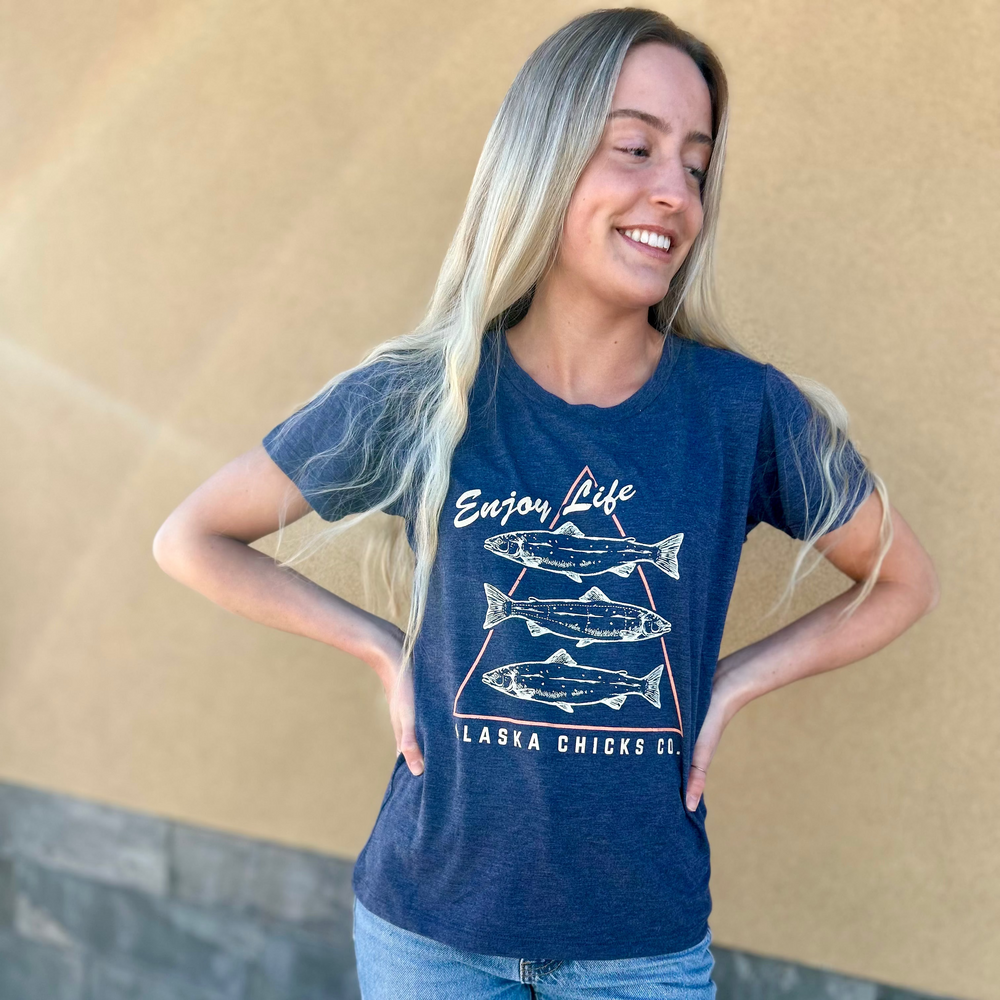 Enjoy Life Salmon T-Shirt
