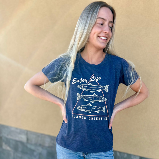 Enjoy Life Salmon T-Shirt