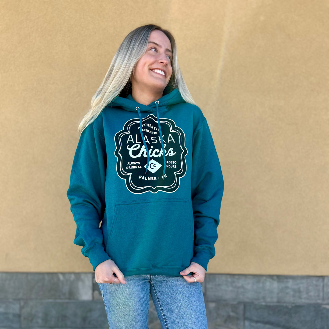 Alaska Chicks Logo Hoodie
