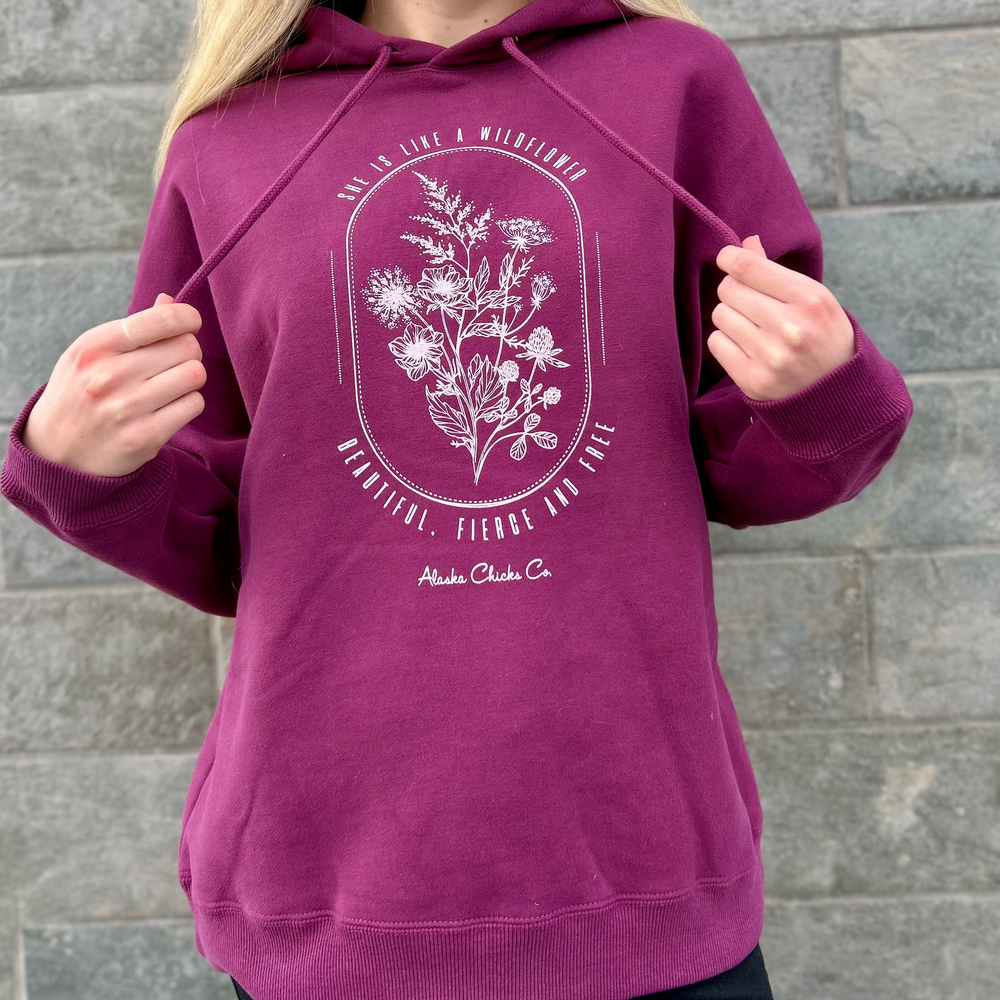 Like A Wildflower Hoodie
