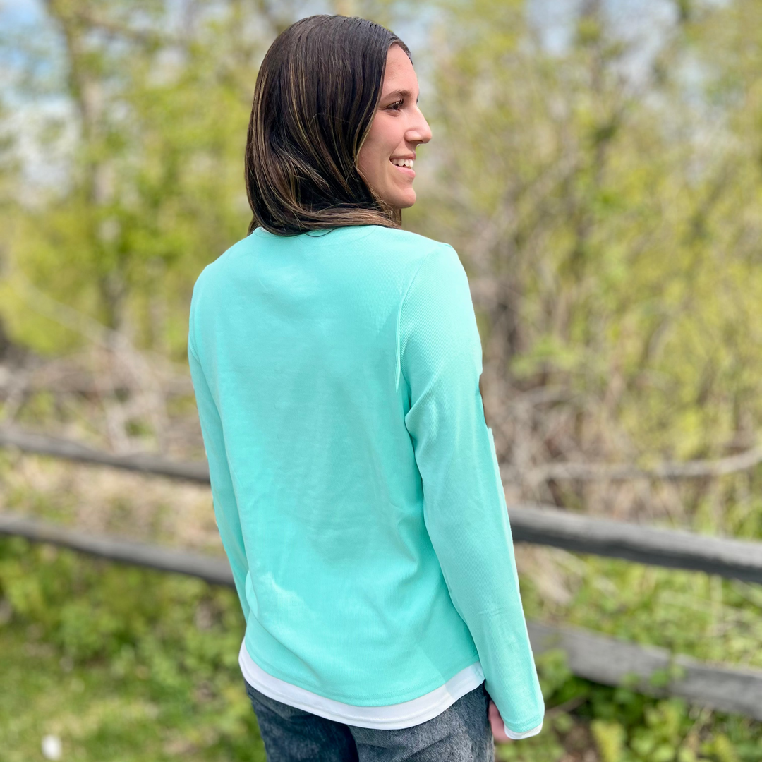 Wild By Nature Double-Layer Henley