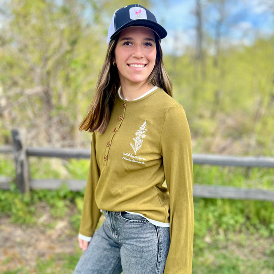 Wild By Nature Double-Layer Henley