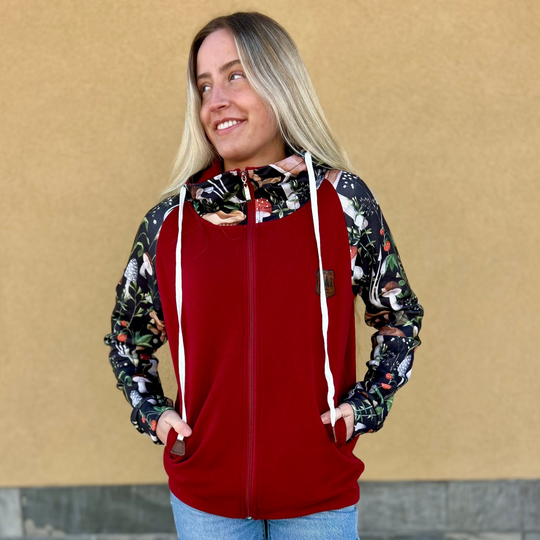 Mushroom Sleeve Full Zip
