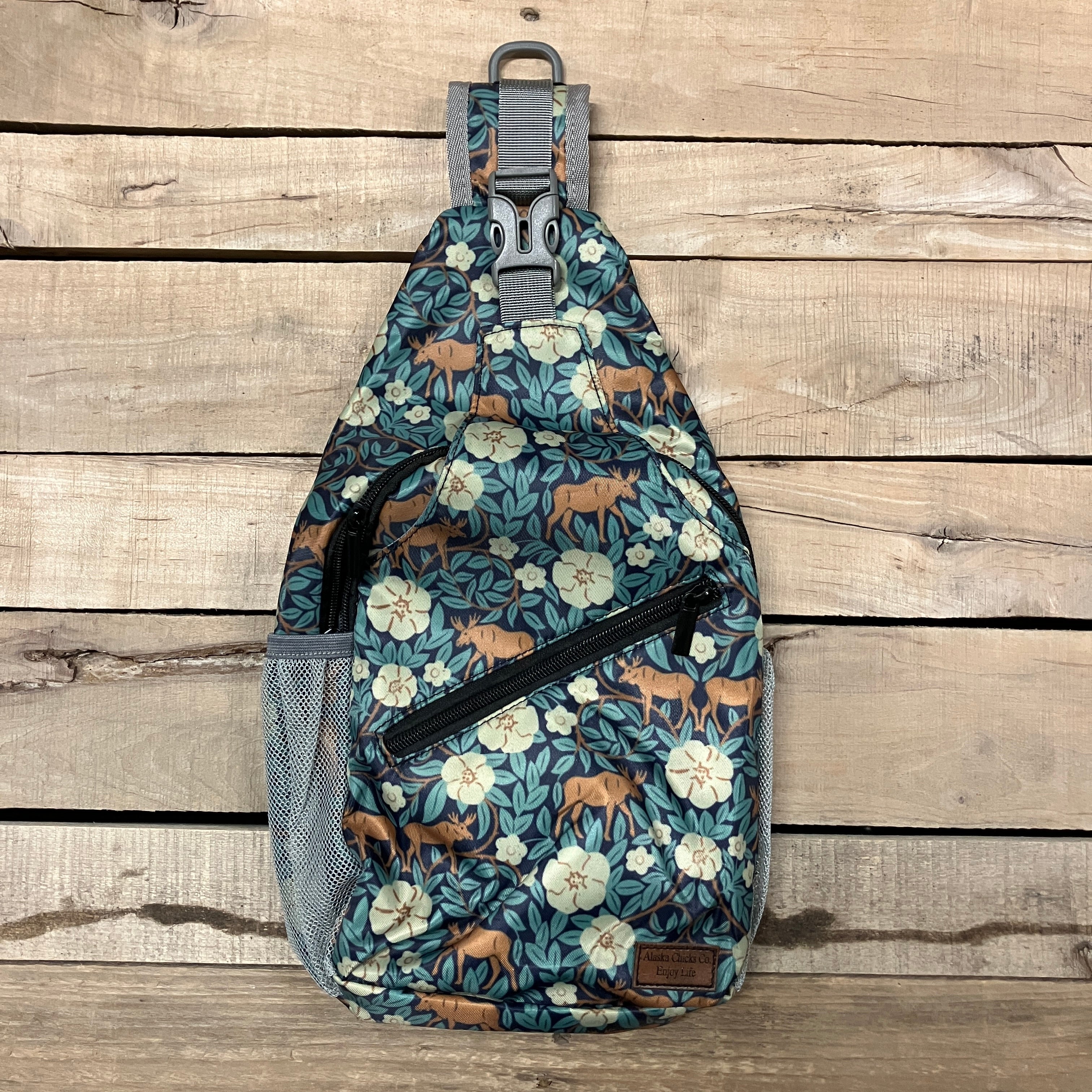 Printed Cross-Body Bag – Alaska Chicks Co