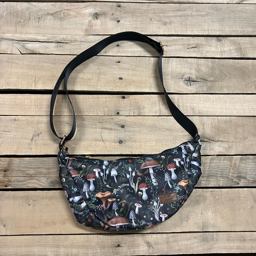 Printed Crescent Bag