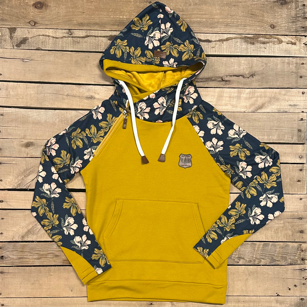 Wild Geranium Sleeve Hoodie