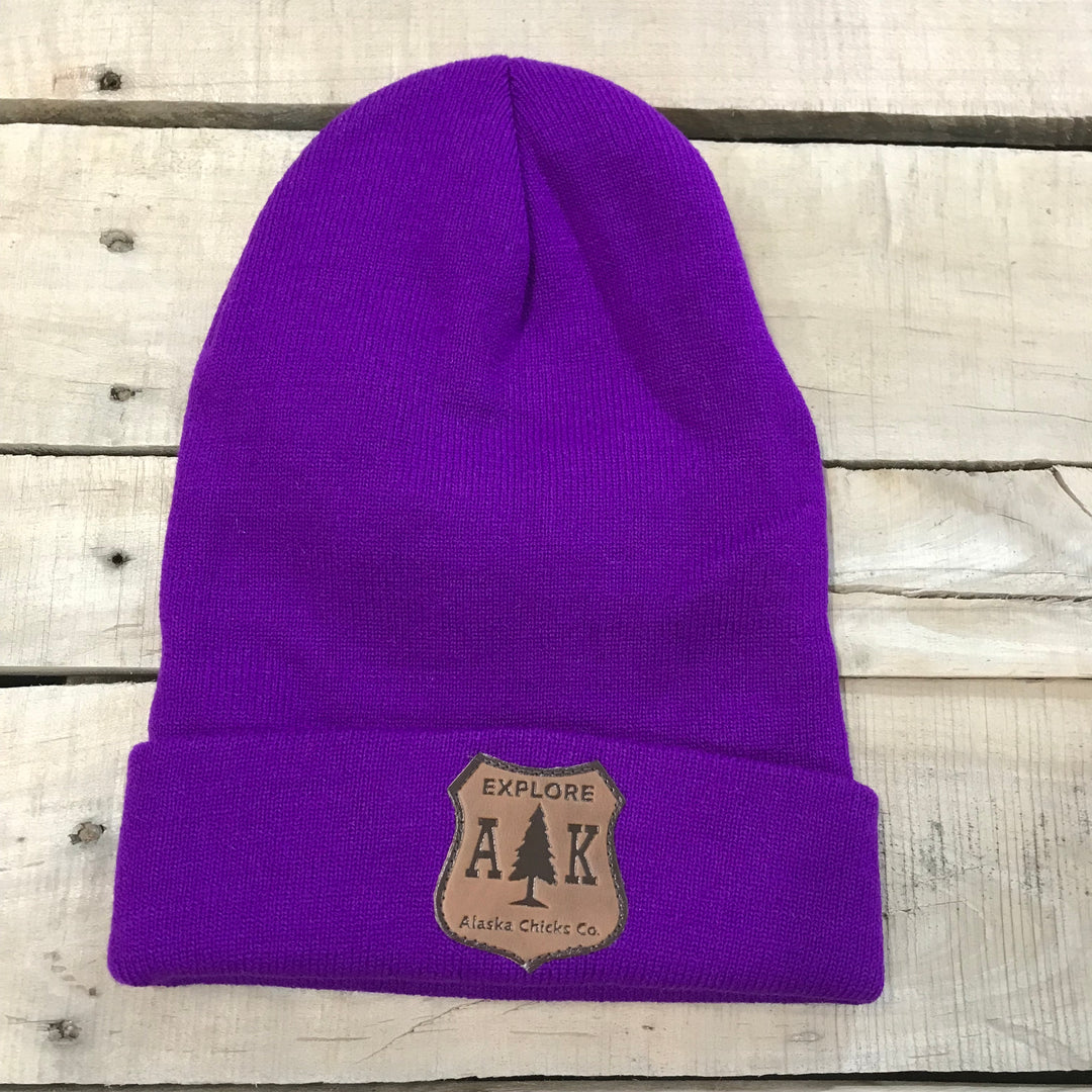 Explore AK Shield Patch Beanie