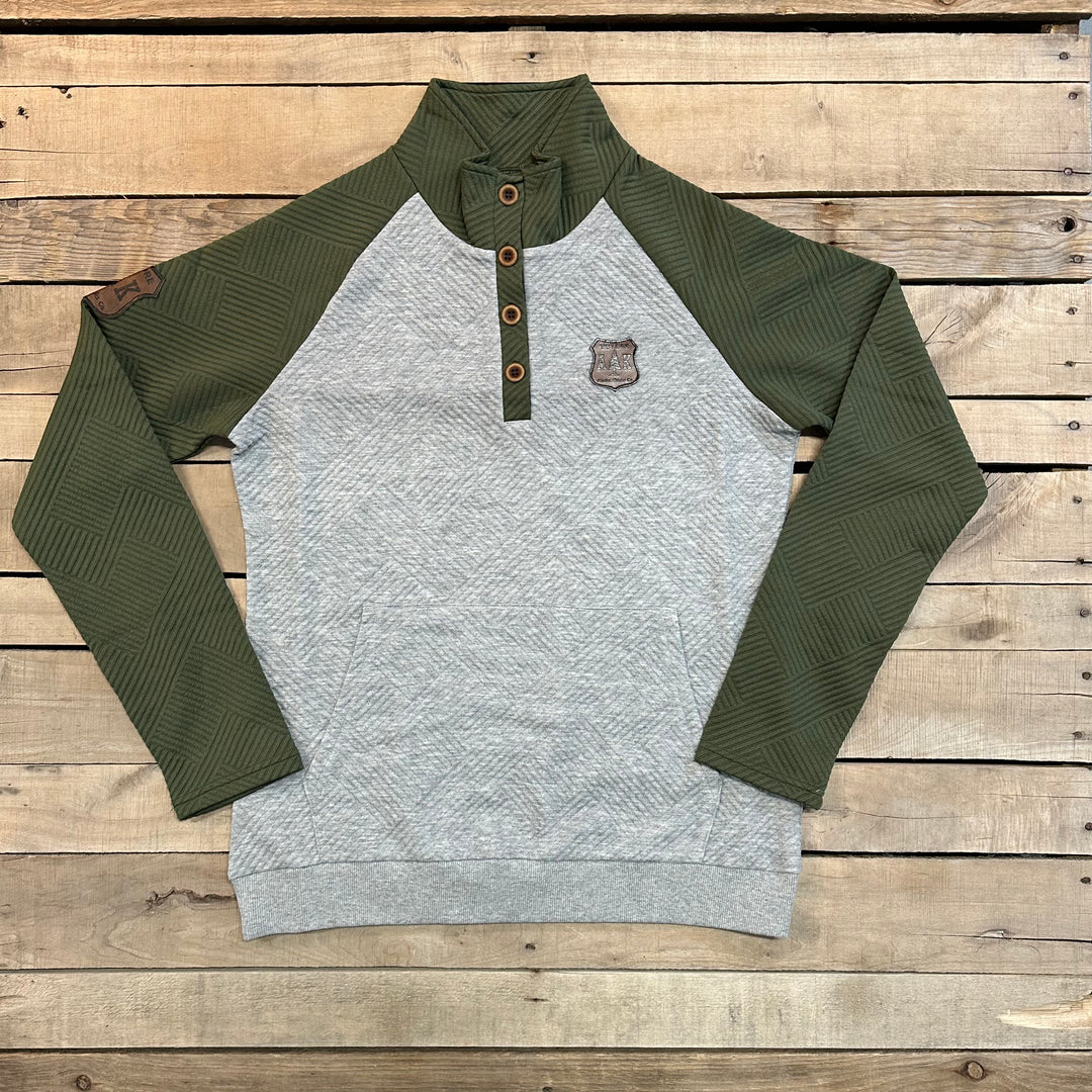 Raglan Henley Pullover