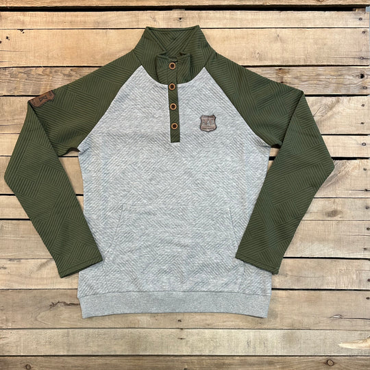 Raglan Henley Pullover