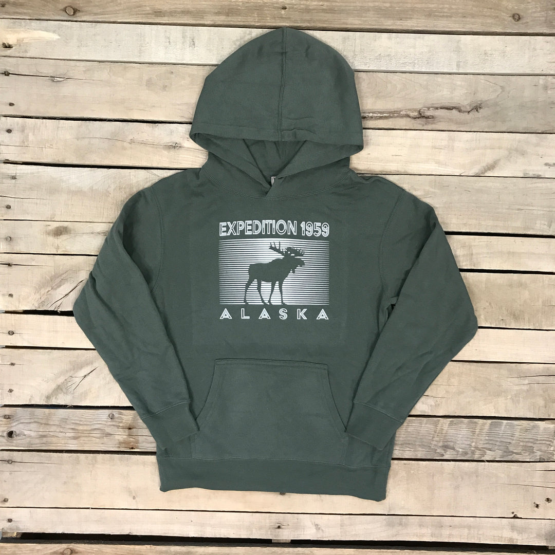 Kid's Expedition Moose Hoodie