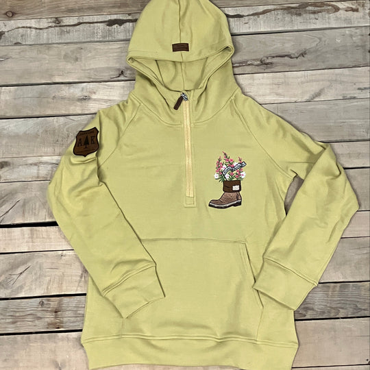 Fireweed Boot Embroidered Quarter Zip