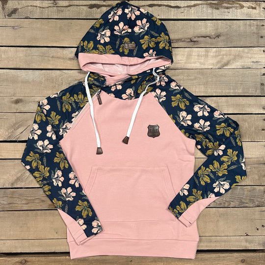 Wild Geranium Sleeve Hoodie