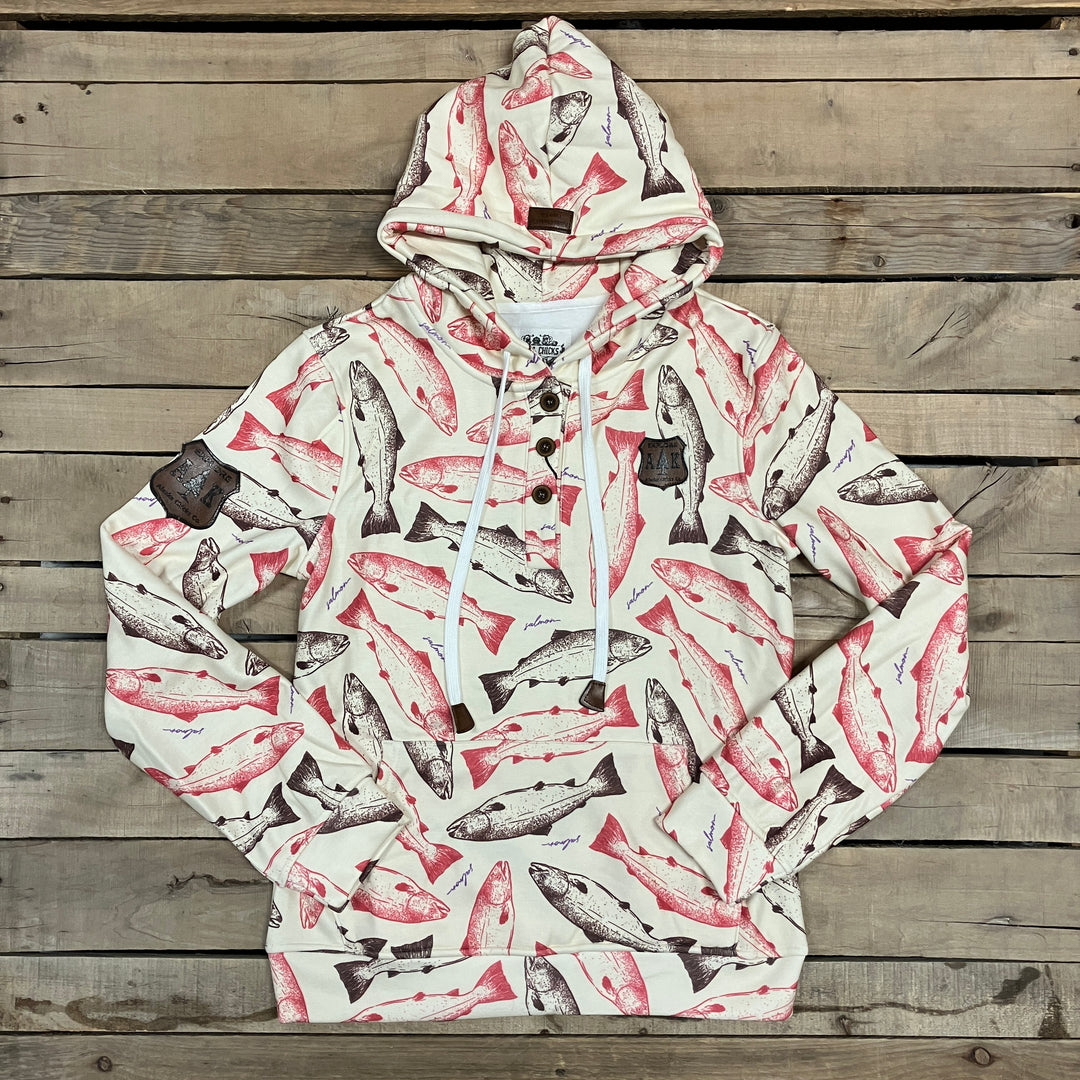Solid Salmon Hoodie