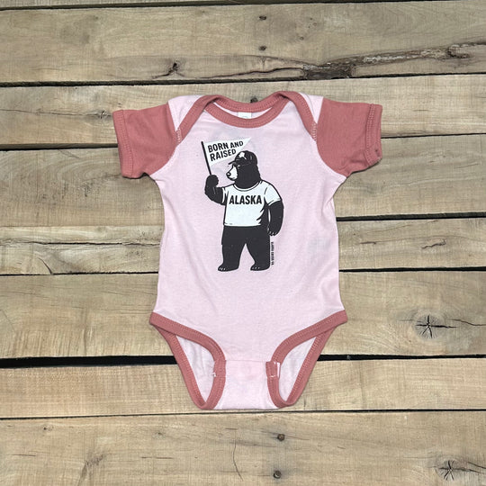 Alaska Born and Raised Onesie