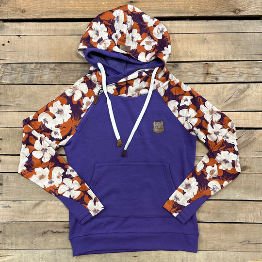 Fall Flower Sleeve Hoodie - Last Chance!