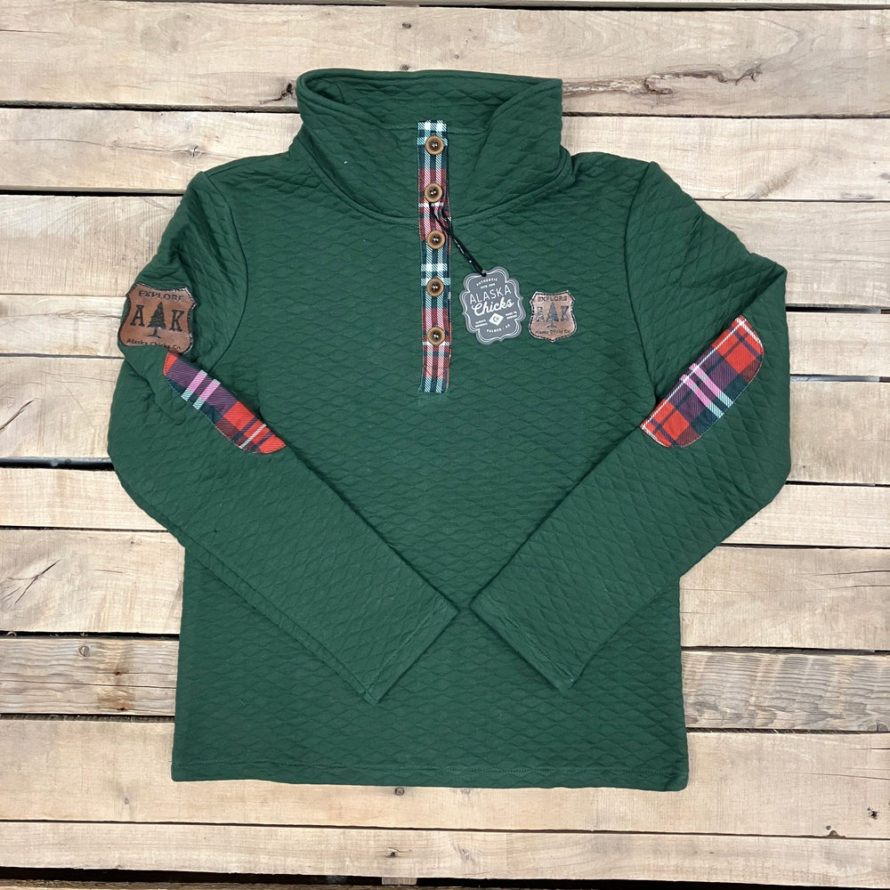 Quilted Pullover