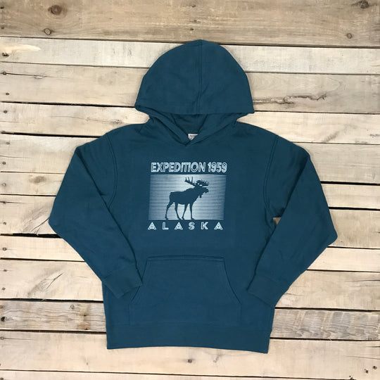 Kid's Expedition Moose Hoodie