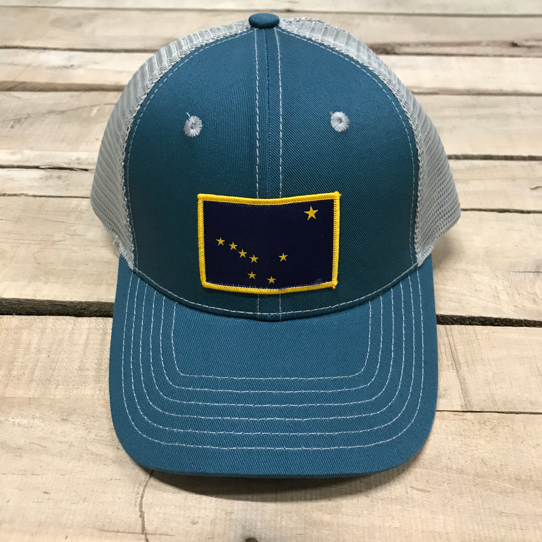 Alaska Flag Patch Trucker Hat