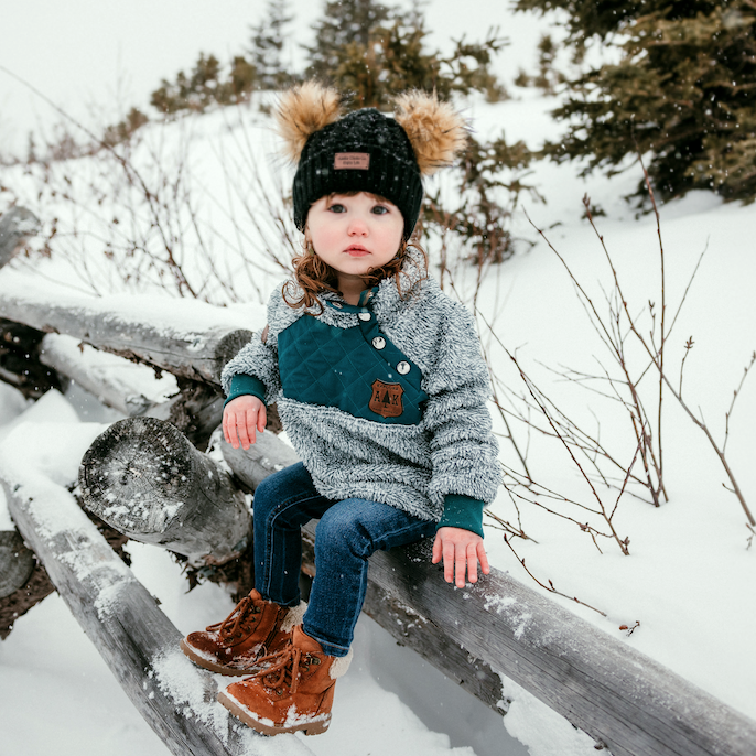 Girl's Fuzzy Pullover