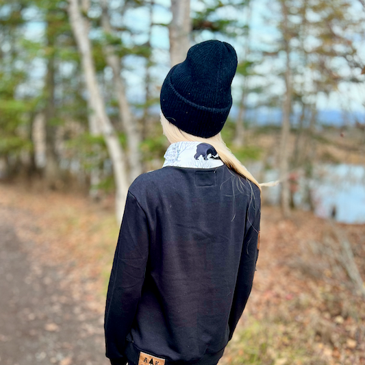 Fuzzy Beanie - Shield Patch