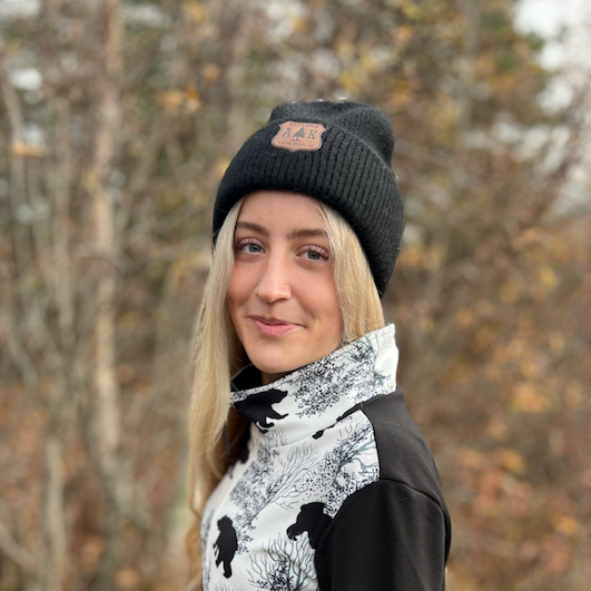 Fuzzy Beanie - Shield Patch