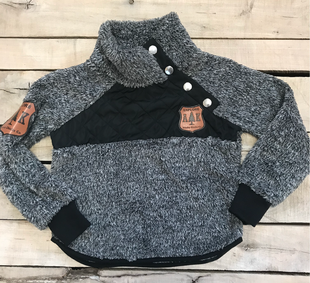 Girl's Fuzzy Pullover