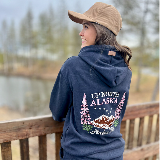 Embroidered Up North Hoodie