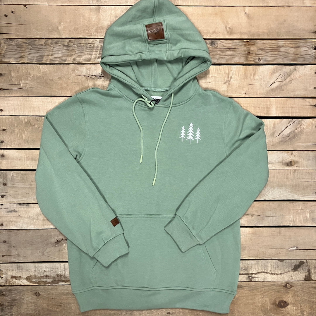 Embroidered Three Tree Hoodie