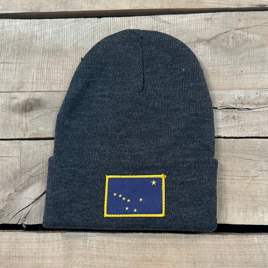 Alaska Flag Patch Beanie