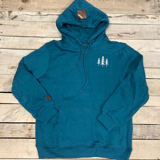 Embroidered Three Tree Hoodie