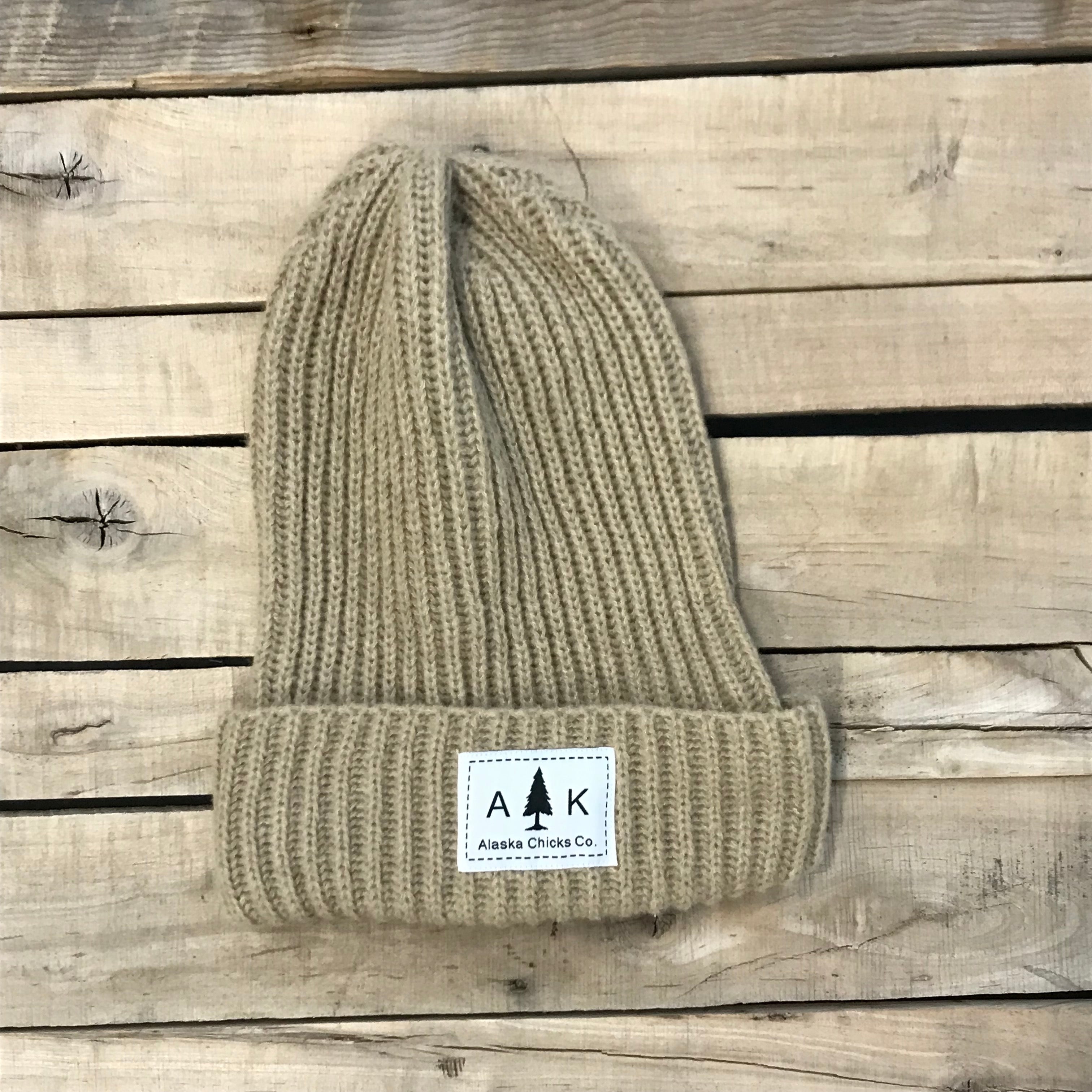 Loose Knit Cuff Beanie – Alaska Chicks Co