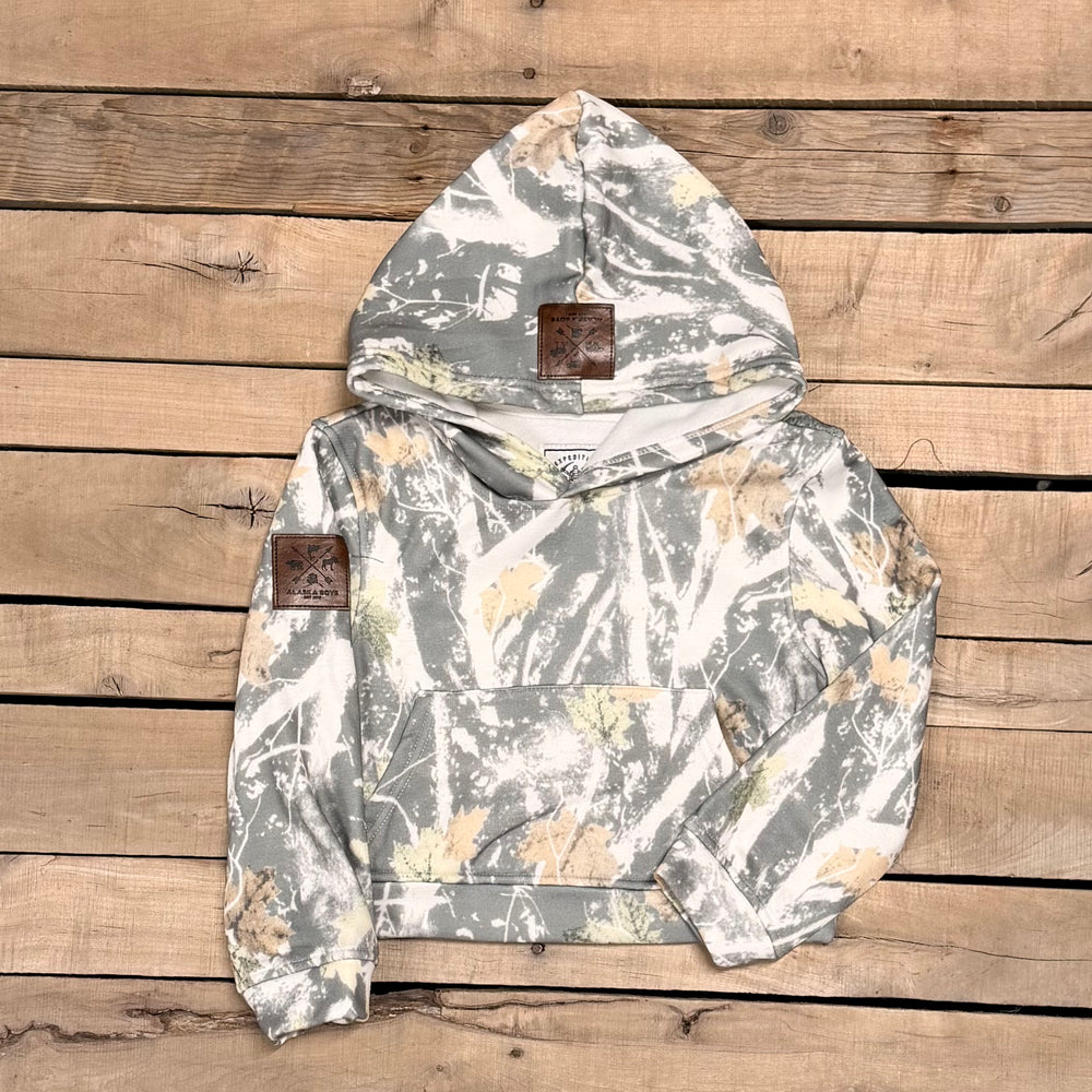 Boy's Solid Camo Hoodie