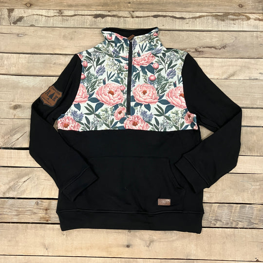 Printed Quarter Zip Pullover