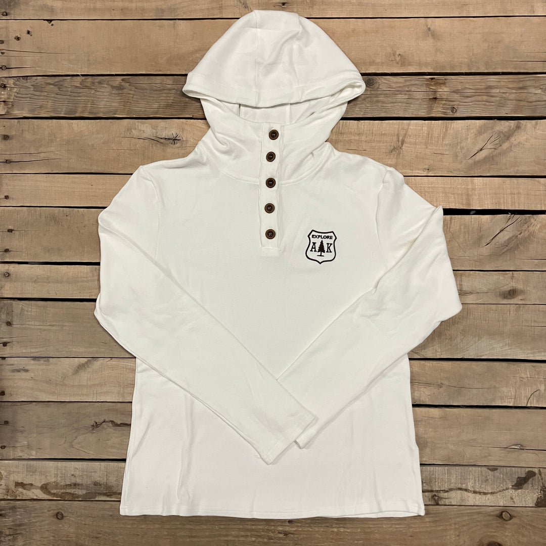 Lightweight Ribbed Hoodie
