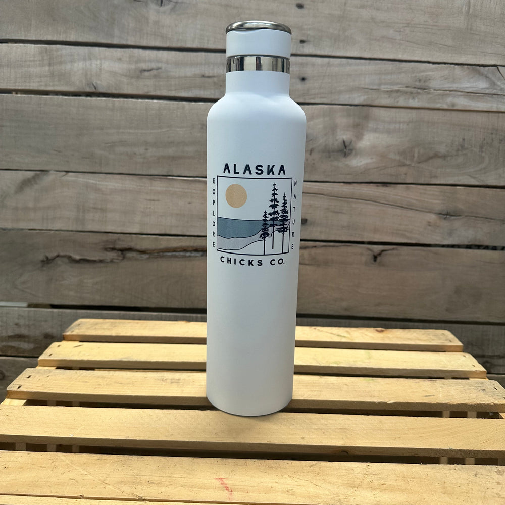 Explore Nature Water Bottle With Straw