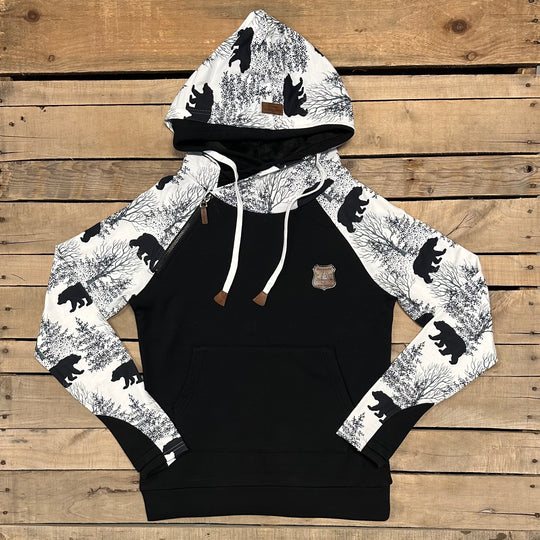 Winter Bear Sleeve Hoodie