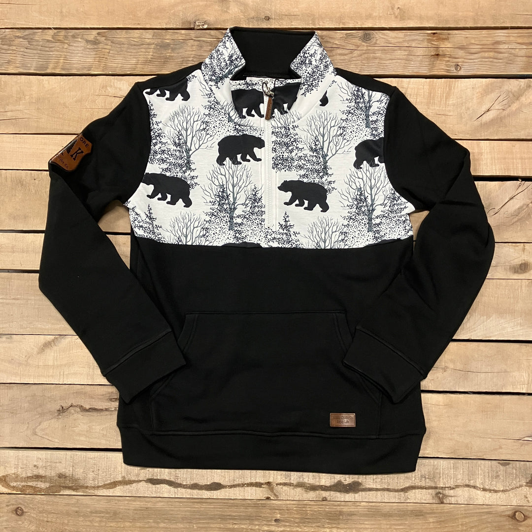 Printed Quarter Zip Pullover